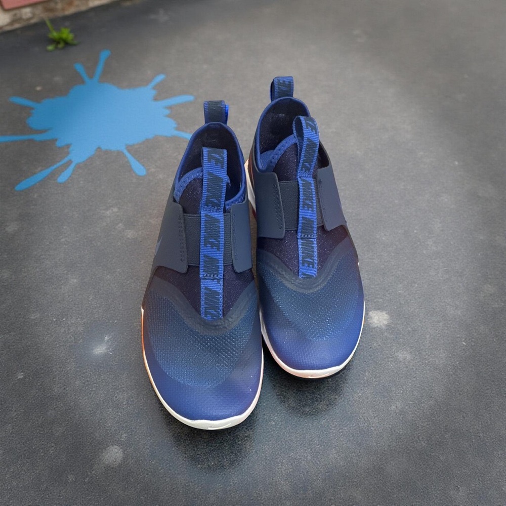 Nike Blue Streamlined Slip-On Sneakers